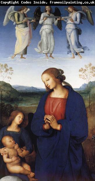 Pietro Perugino The Virgin and Child with an Angel